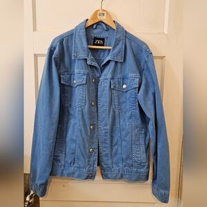 Zara Classic Blue Denim Jacket